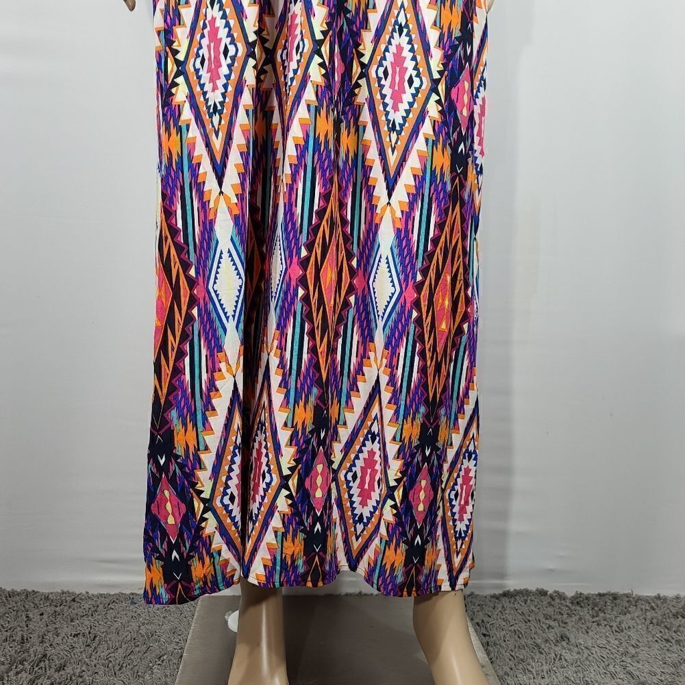 Justify Multi Color Fringed Maxi Dress - Picture 2 of 11